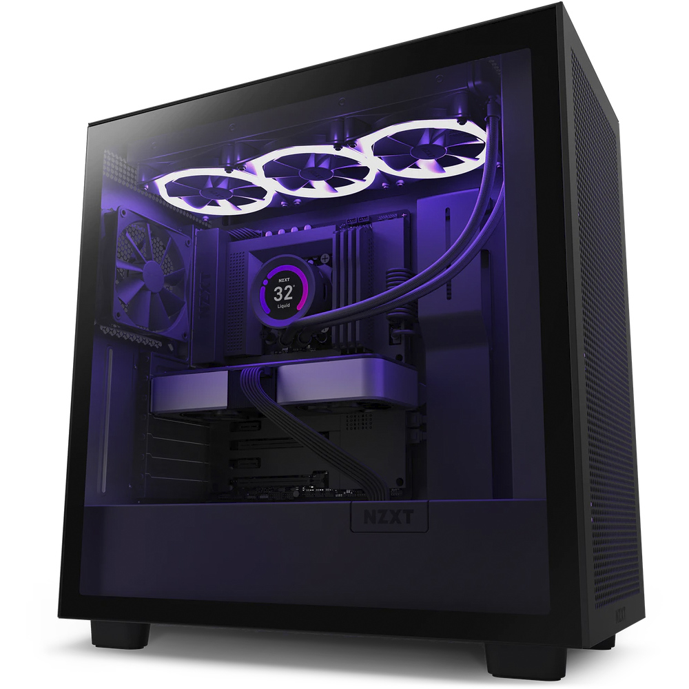 NZXT - Torre ATX NZXT H7 Flow Negro Cristal Templado