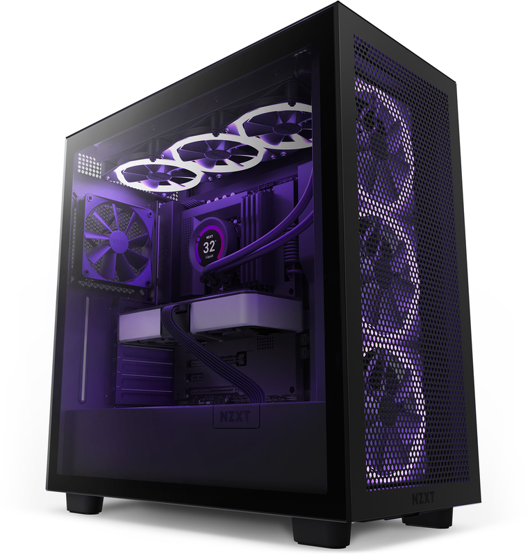 NZXT - Torre ATX NZXT H7 Flow Blanco / Negro Cristal Templado
