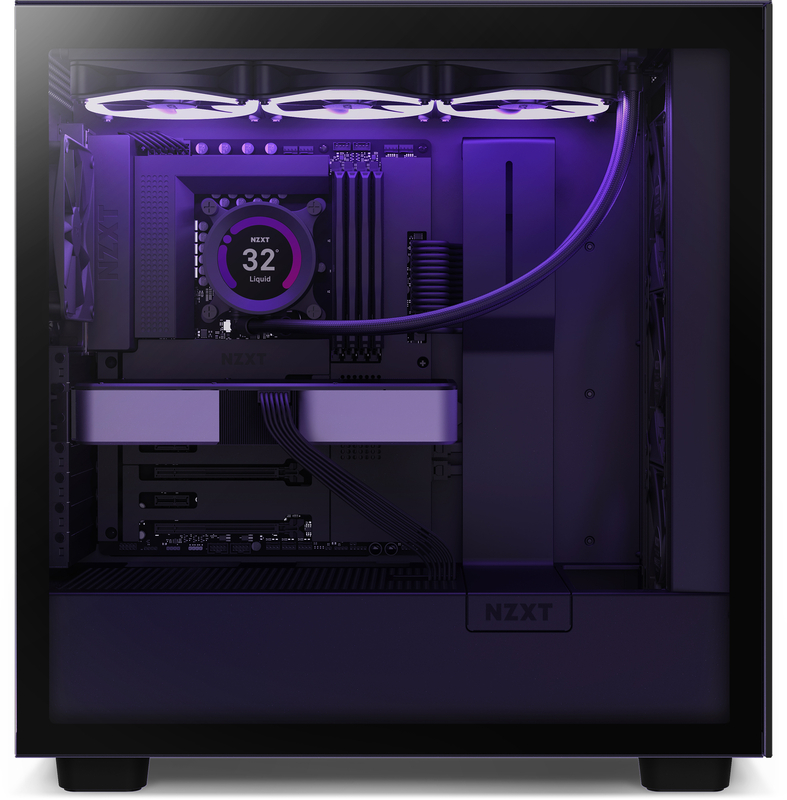 NZXT - Torre ATX NZXT H7 Flow Blanco / Negro Cristal Templado