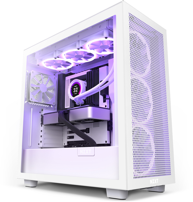 NZXT - Torre ATX NZXT H7 Flow Blanco Cristal Templado