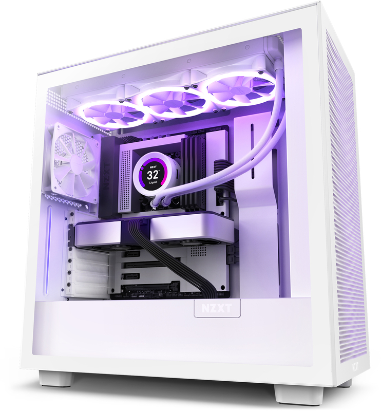 NZXT - Torre ATX NZXT H7 Flow Blanco Cristal Templado