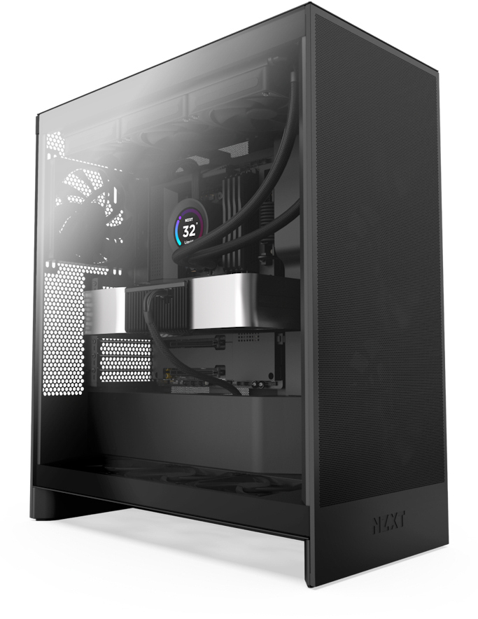 Torre ATX NZXT H7 Flow (2024) All Bllack Vidro Temperado