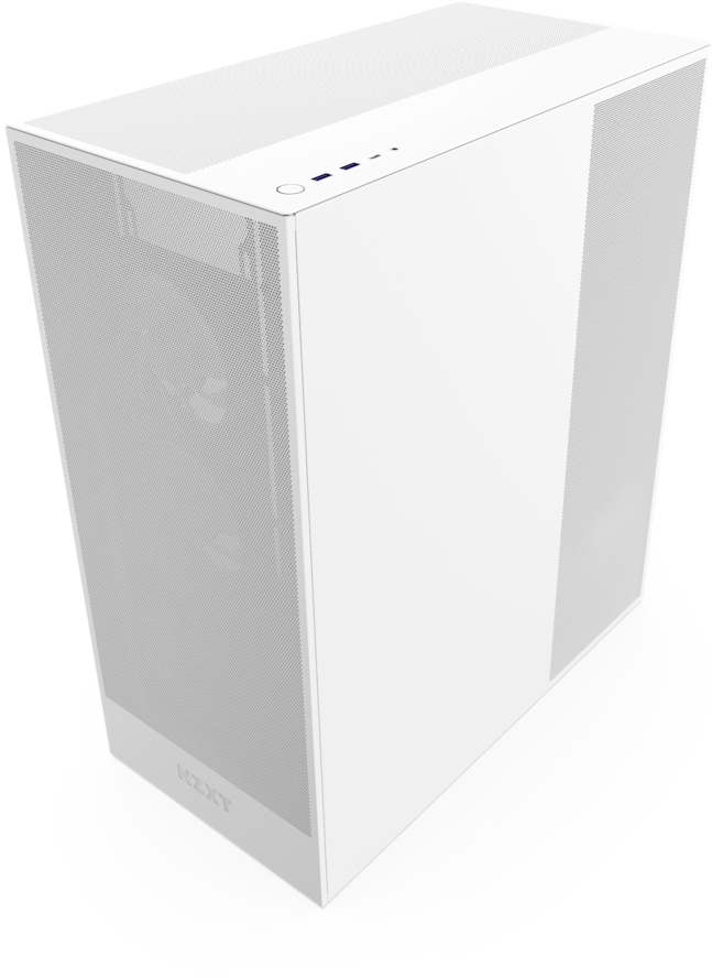 NZXT - Torre ATX NZXT H7 Flow (2024) All White Vidro Temperado