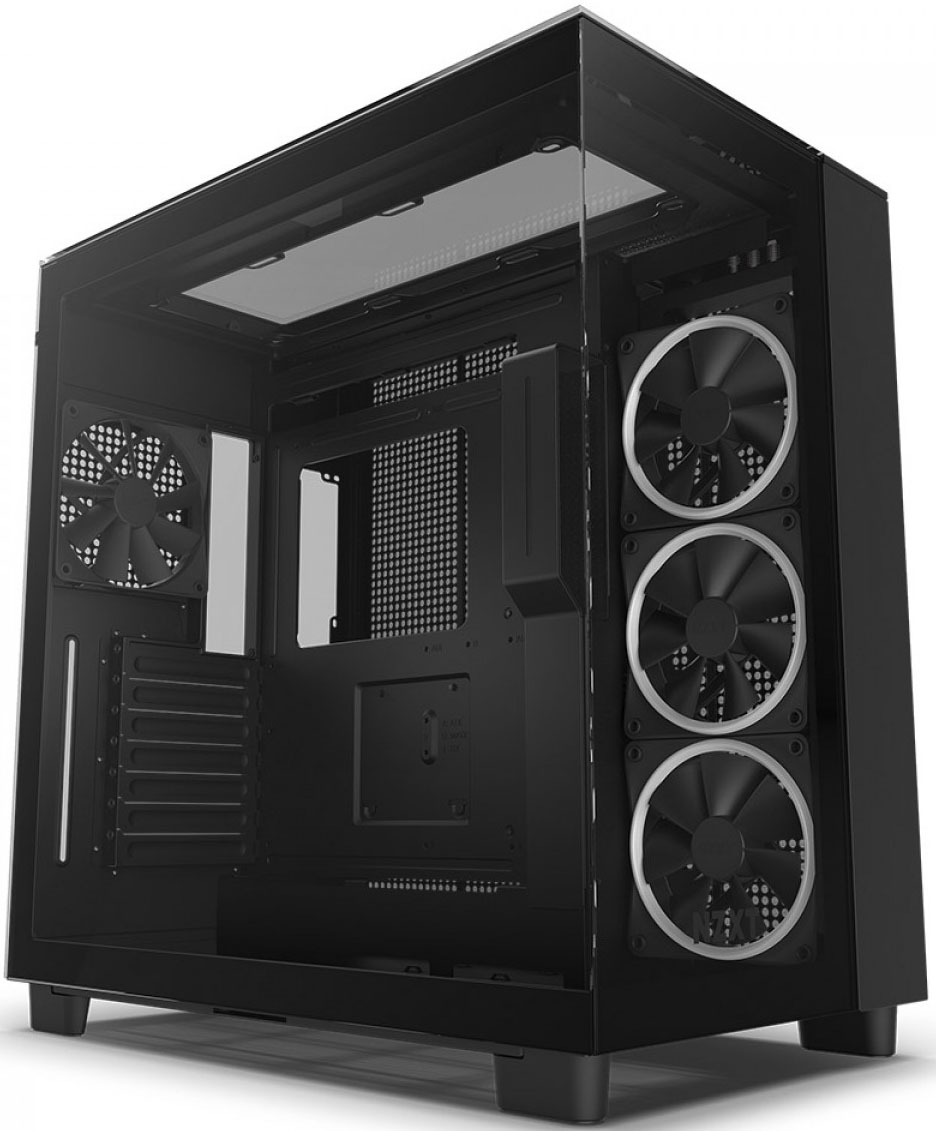 NZXT - Torre ATX NZXT H9 Elite Negro Cristal Templado