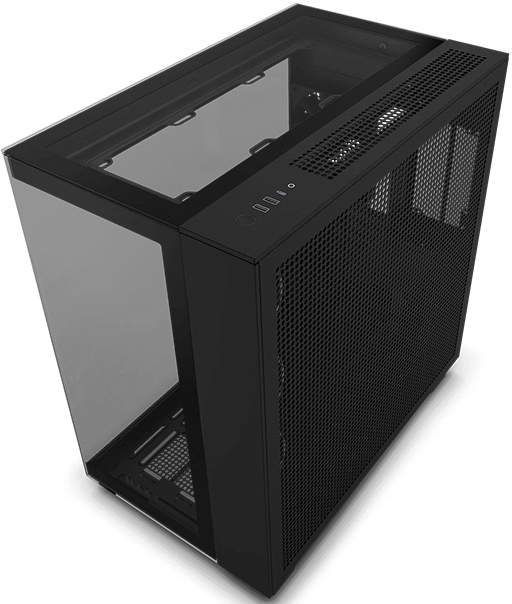 NZXT - Torre ATX NZXT H9 Elite Negro Cristal Templado