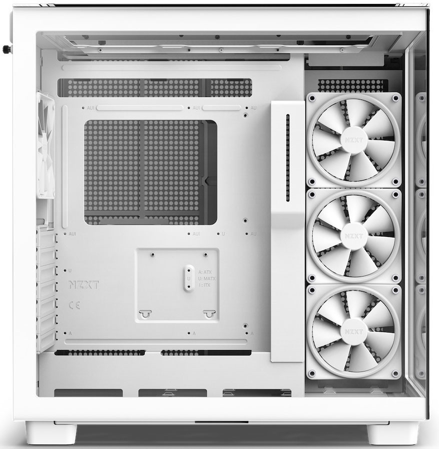 NZXT - Torre ATX NZXT H9 Elite Branca Cristal Templado