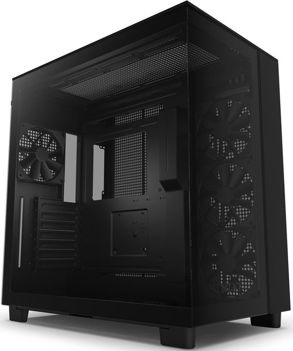 NZXT - Torre ATX NZXT H9 Flow Negro Cristal Templado