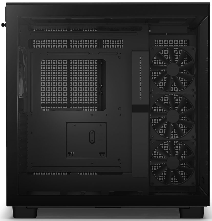 NZXT - Torre ATX NZXT H9 Flow Negro Cristal Templado