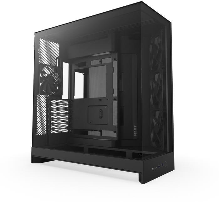 Picture of Picture of Torre E-ATX NZXT H9 Flow Negra (2025) Cristal Templado