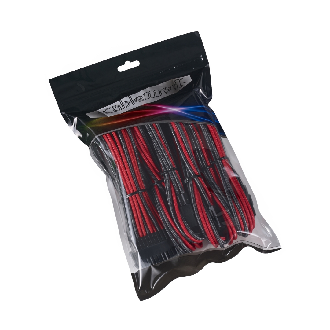 CableMod - Kit de Expansión CableMod PRO - Carbono/Rojo