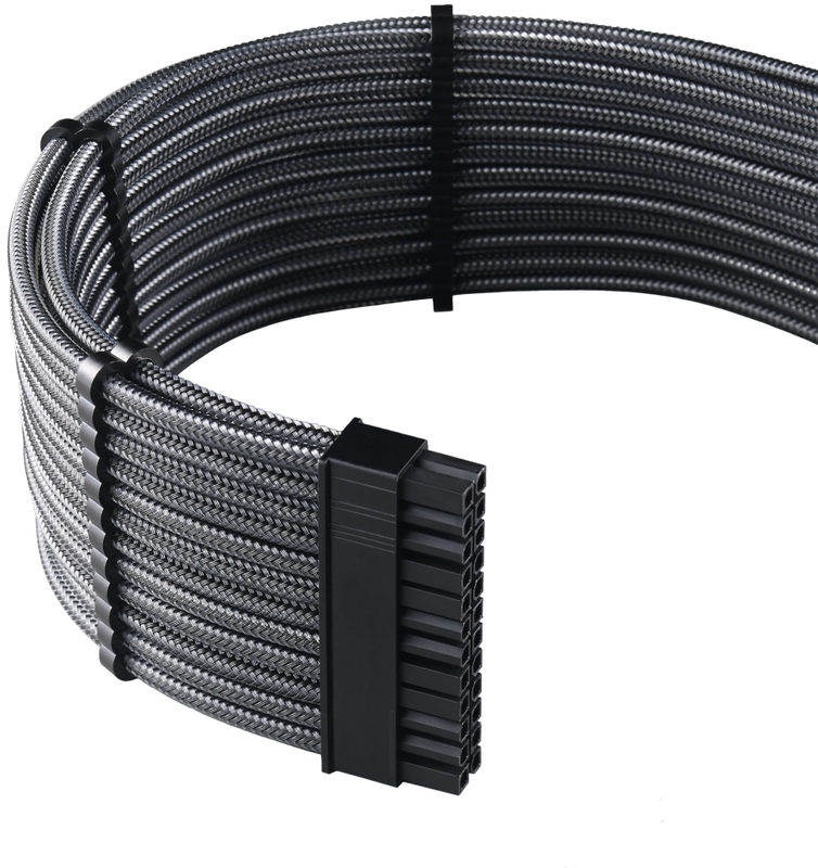 CableMod - Kit de Cables Sleeved CableMod PRO ModMesh C-Series RMi & RMx - Carbono