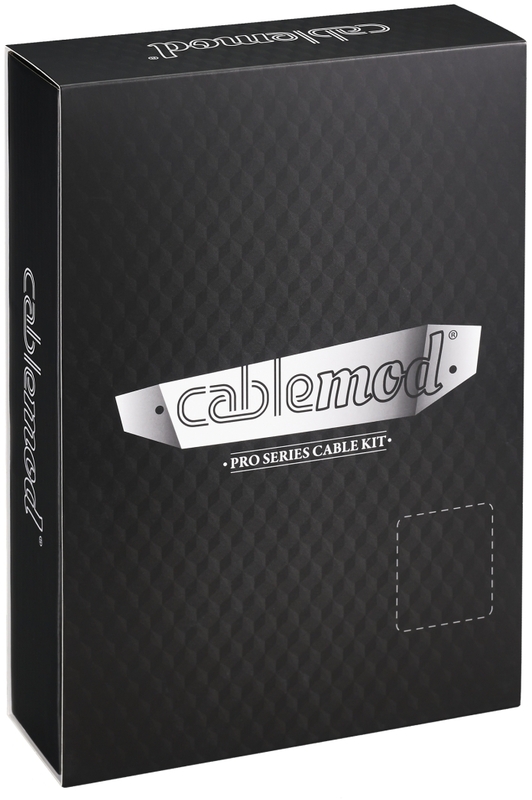 CableMod - Kit de Cables Sleeved CableMod PRO ModMesh C-Series RMi & RMx - Carbono