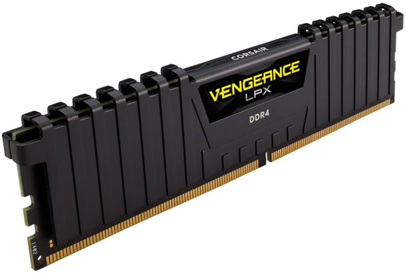 Corsair - Corsair Kit 16GB (2 x 8GB) DDR4 3200MHz Vengeance LPX Black CL16