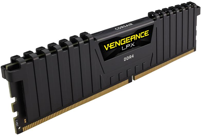 Corsair - Corsair Kit 32GB (2 x 16GB) DDR4 3200MHz Vengeance LPX Black CL16