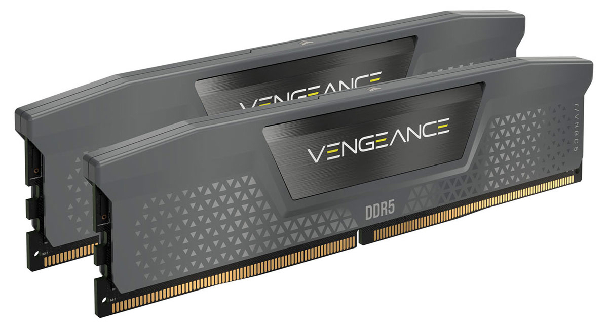 Corsair - Corsair Kit 32GB (2 x 16GB) DDR5 5200MHz Vengeance EXPO Cinza CL40