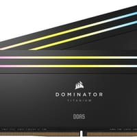 Corsair Kit 64GB (2 x 32GB) DDR5 6000MHz Dominator Titanium RGB Black CL30