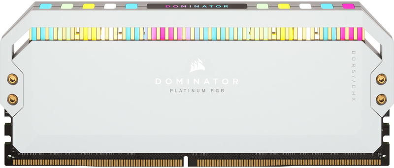 Corsair - Corsair Kit 32GB (2 x 16GB) DDR5 5600MHz Dominator Platinum RGB White CL36