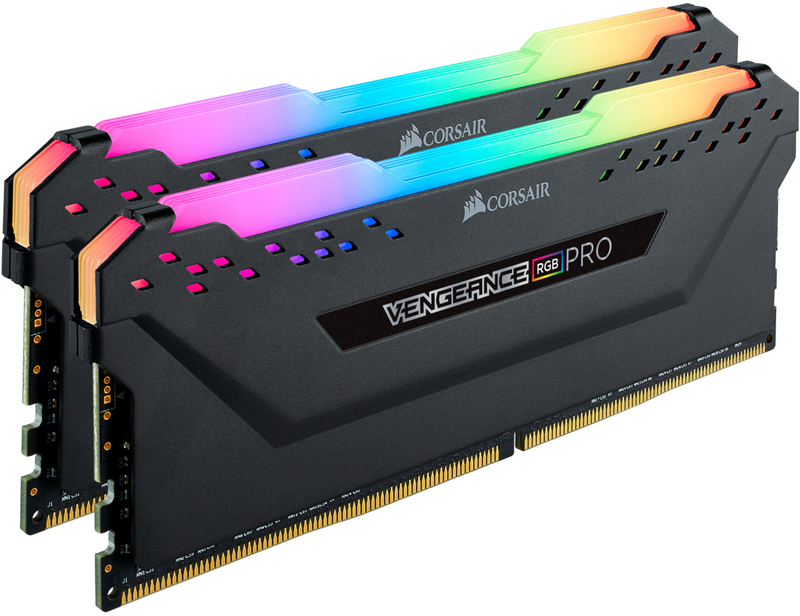 Corsair - Corsair Kit 16GB (2 x 8GB) DDR4 3600MHz Vengeance Pro RGB Black CL18 (rev1)