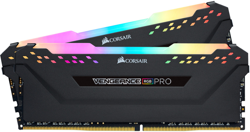 Corsair - Corsair Kit 16GB (2 x 8GB) DDR4 3600MHz Vengeance Pro RGB Black CL18 (rev2)
