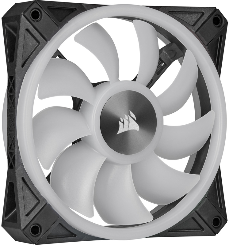 Corsair - Ventilador Corsair iCUE QL120 RGB PWM Negro 120mm