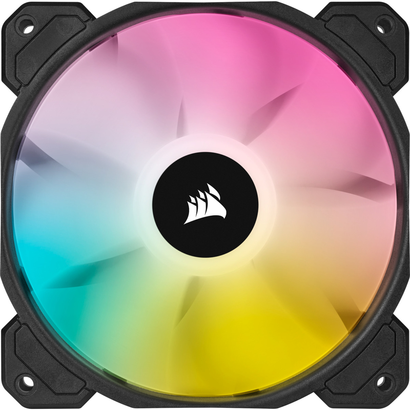 Corsair - Ventilador Corsair iCUE SP120 RGB ELITE PWM 120mm (Pack 3) c/ Lighting Node CORE