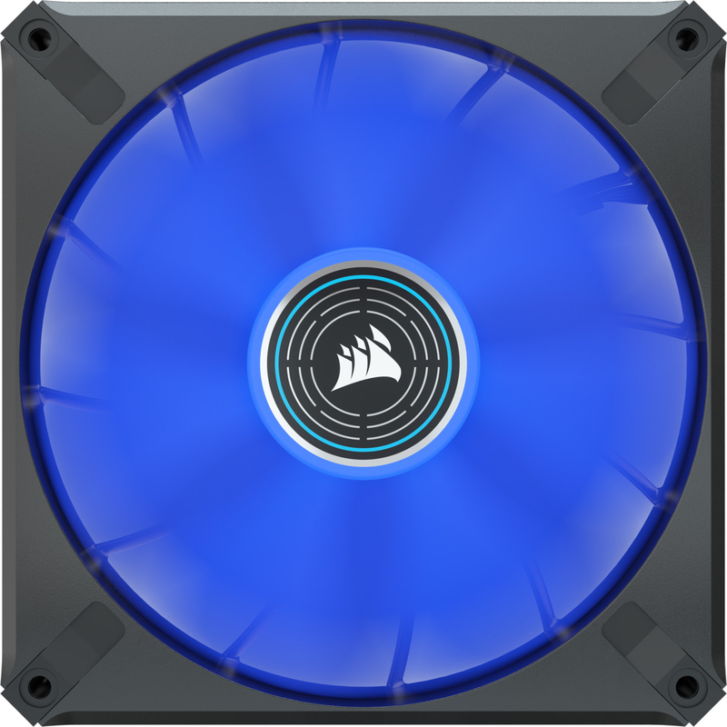 Ventilador Corsair ML140 ELITE LED Blue Premium PWM 140mm - Magnetic Levitation Fan