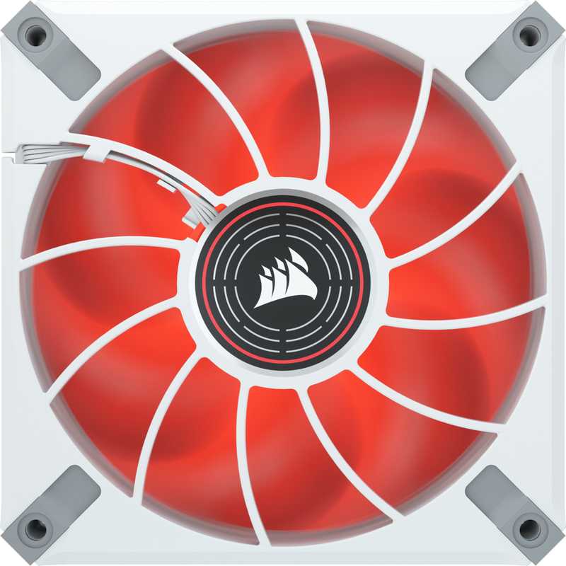 Corsair - Ventilador Corsair ML120 ELITE LED Red Premium PWM Blanco 120mm - Magnetic Levitation Fan