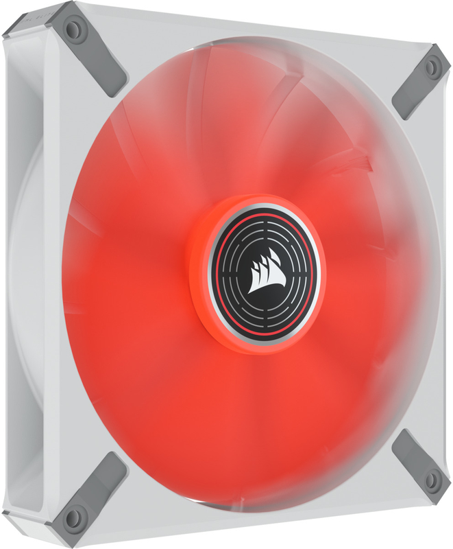Corsair - Ventilador Corsair ML140 ELITE LED Red Premium PWM Blanco 140mm - Magnetic Levitation Fan