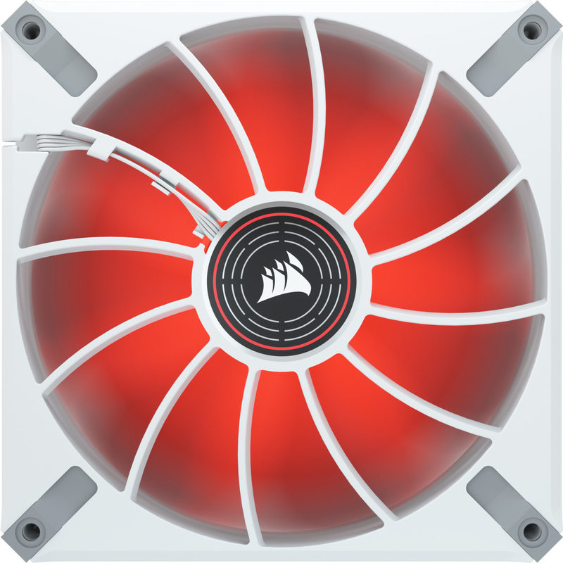 Corsair - Ventilador Corsair ML140 ELITE LED Red Premium PWM Blanco 140mm - Magnetic Levitation Fan