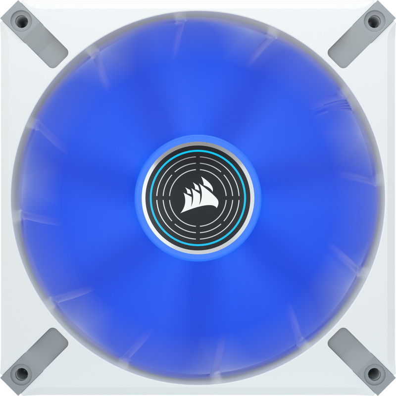 Ventilador Corsair ML140 ELITE LED Blue Premium PWM Blanco 140mm - Magnetic Levitation Fan