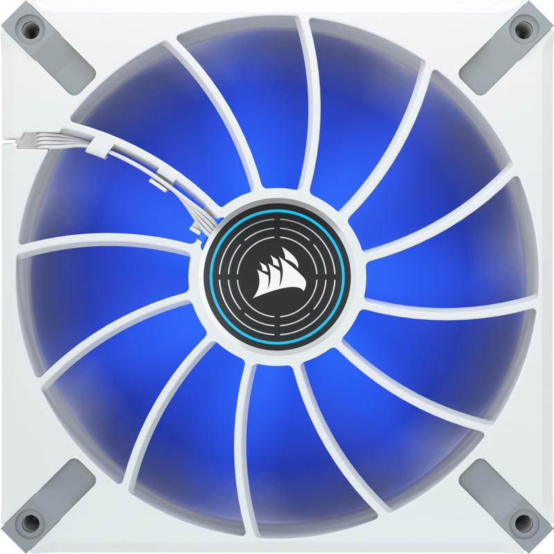 Corsair - Ventilador Corsair ML140 ELITE LED Blue Premium PWM Blanco 140mm - Magnetic Levitation Fan