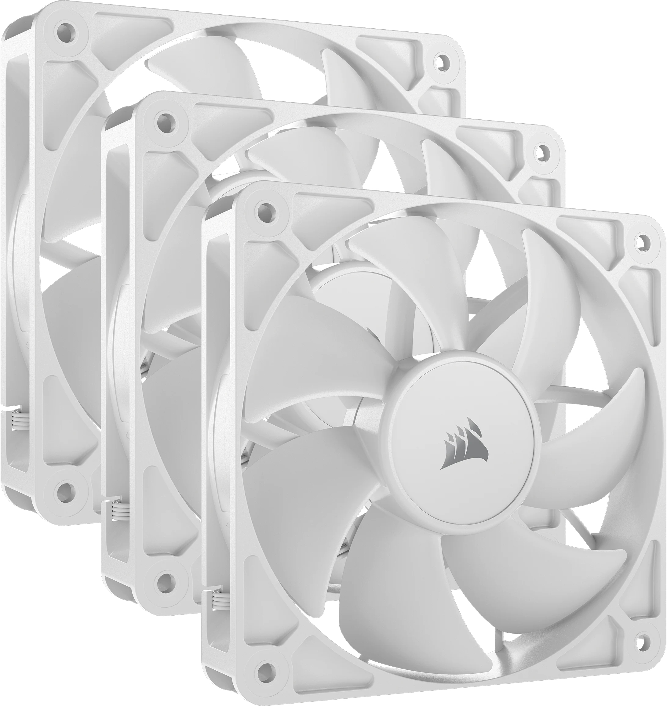Corsair - Ventilador Corsair RS120 PWM Blanco 120mm (Pack 3)