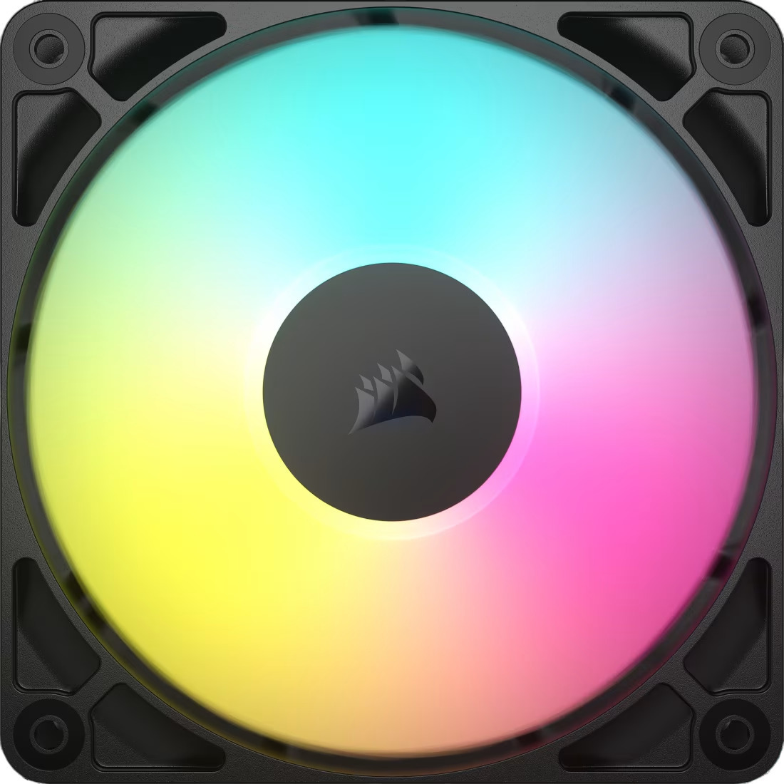Corsair - Ventilador Corsair RS120-R ARGB Reverse PWM Negro 120mm (Pack 3)