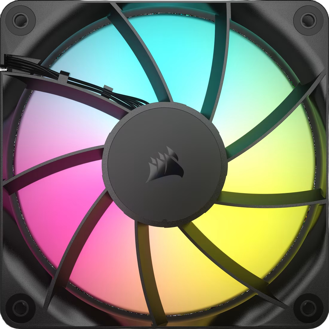 Corsair - Ventilador Corsair RS120-R ARGB Reverse PWM Negro 120mm (Pack 3)