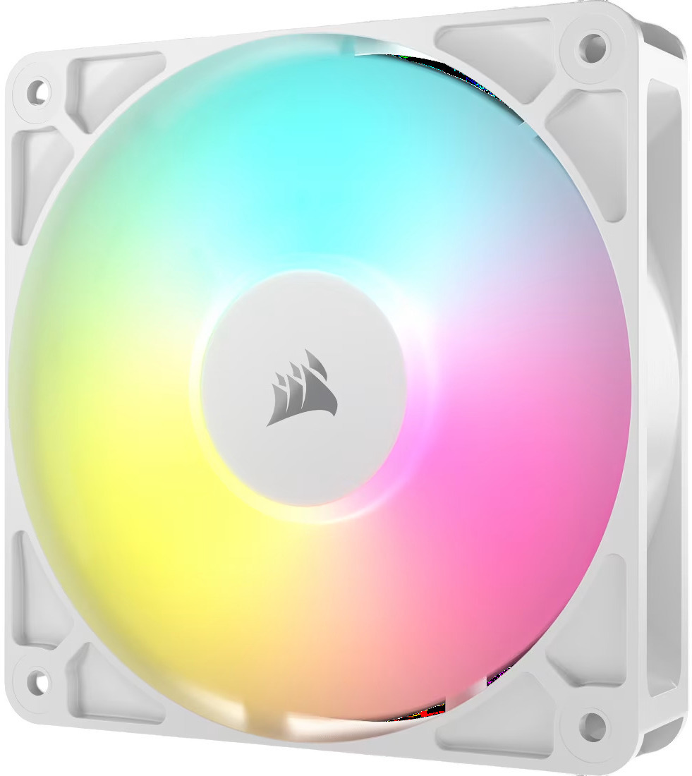 Corsair - Ventilador Corsair RS120-R ARGB Reverse PWM Blanco 120mm (Pack 3)