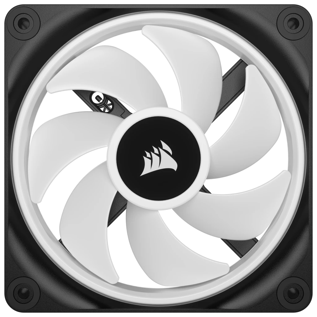 Corsair - Ventilador Corsair iCUE Link QX120 RGB PWM Negro 120mm (Pack 3)