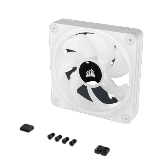 Corsair - Ventilador Corsair iCUE Link QX120 RGB PWM Blanco 120mm (Expansion Kit)