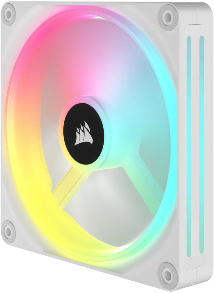 Corsair - Ventilador Corsair iCUE Link QX140 RGB PWM Blanco 140mm (Pack 2)