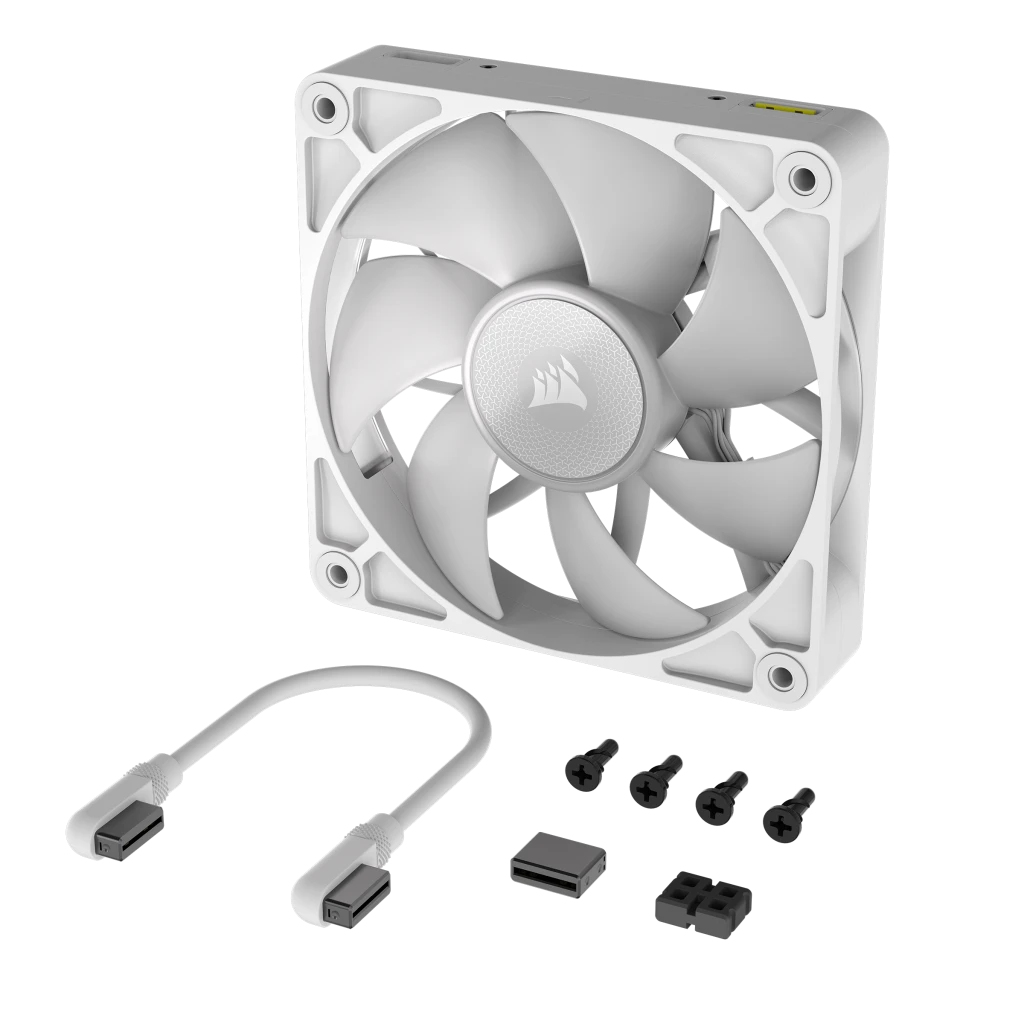 Corsair - Ventilador Corsair iCUE Link RX140 RGB PWM Blanca 140mm