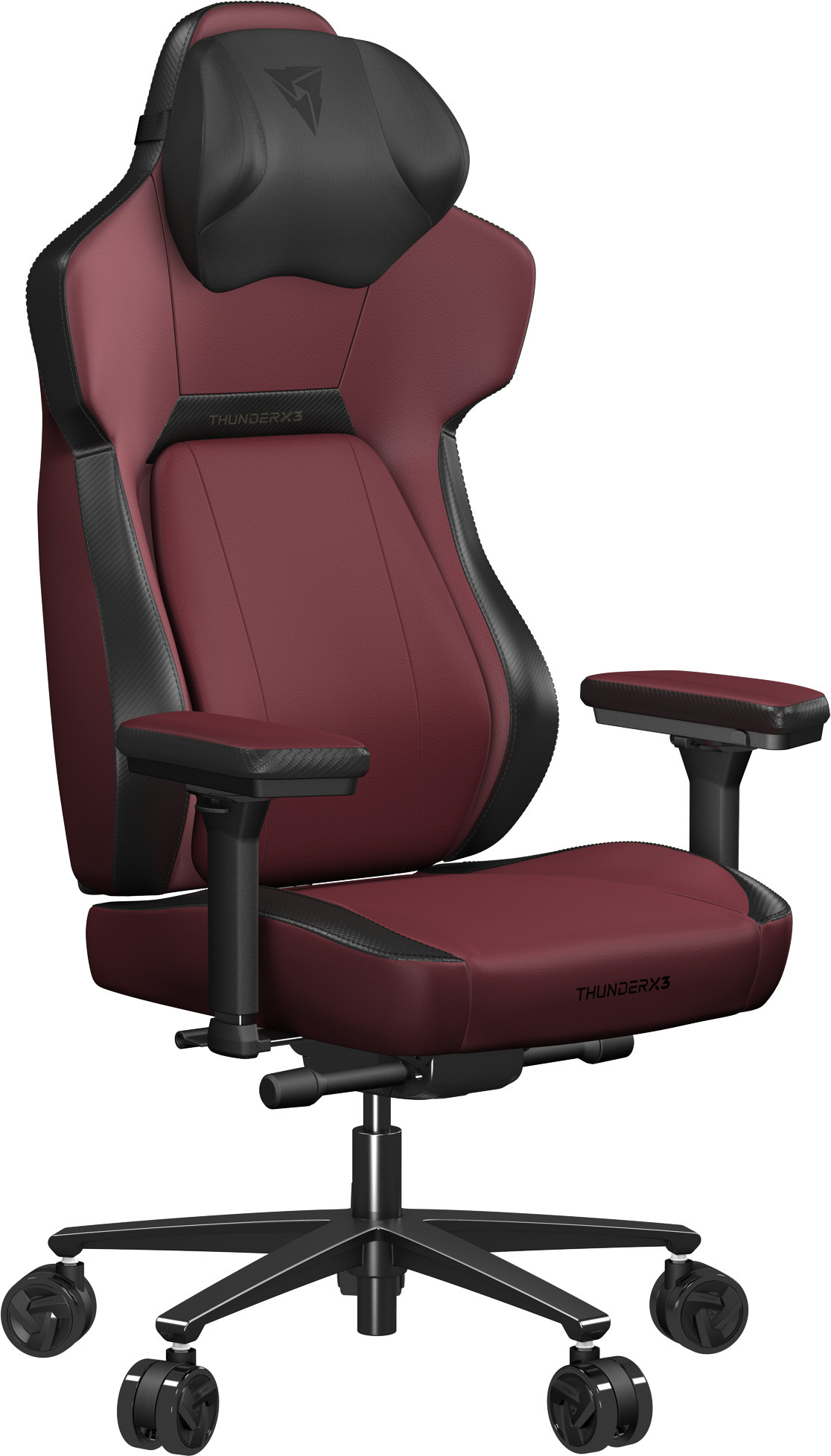 Silla Gaming ThunderX3 Core, Apoio lombar 360 graus - Modern Red