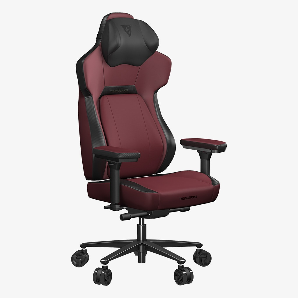 ThunderX3 - Silla Gaming ThunderX3 Core, Apoio lombar 360 graus - Modern Red