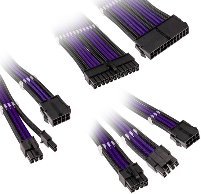 Kolink - Kit de Expansión Kolink Core Adept Braided - Jet Black/Titan Purple