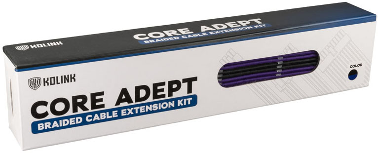 Kolink - Kit de Expansión Kolink Core Adept Braided - Jet Black/Titan Purple