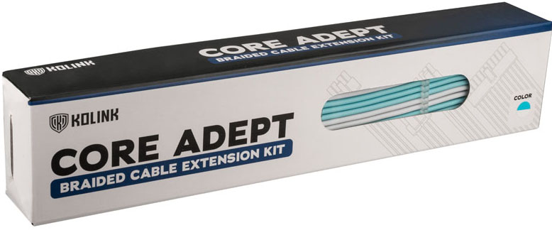 Kolink - Kit de Expansión Kolink Core Adept Braided - Brilliant White / Powder Blue