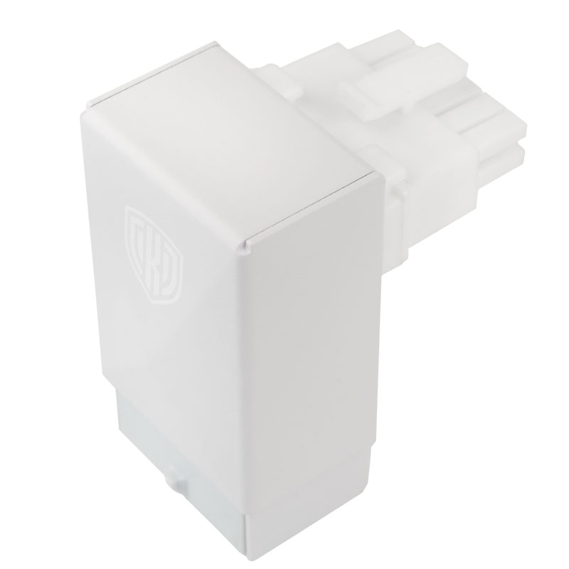 Kolink - Adaptador Kolink Core Pro 12V-2x6 90 Degree - Type 2 - Blanco