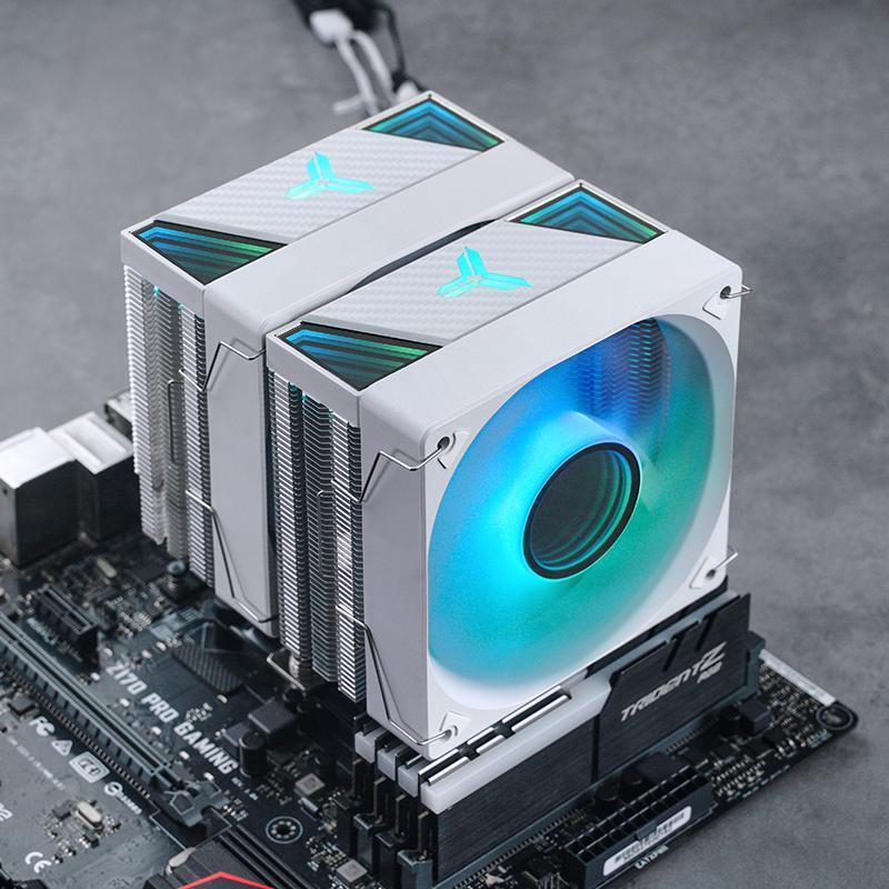 Jonsbo - Ventilador CPU Jonsbo CR-3000 ARGB Blanco - 2x 120mm