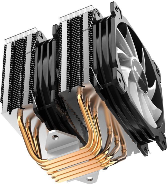 Jonsbo - Ventilador CPU Jonsbo CR-3000 ARGB Negro - 2x 120mm