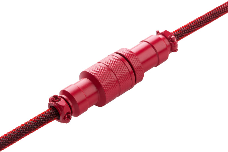 CableMod - Cable Coiled CableMod Pro para Teclado USB A - USB Type C, 150cm - Republic Red