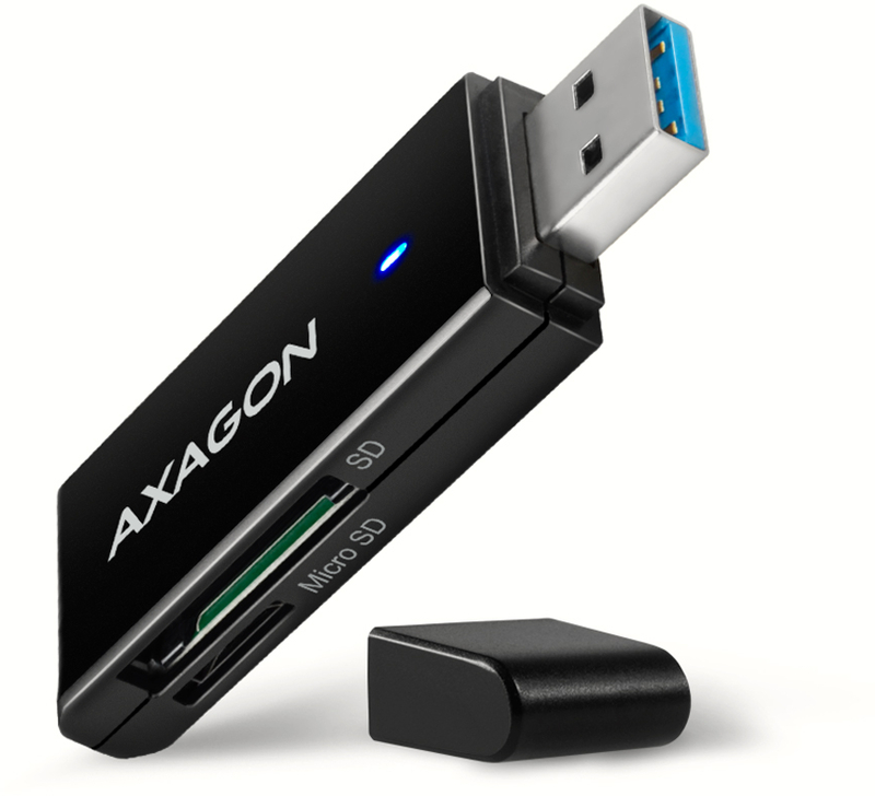 AXAGON - Lector de tarjetas interno AXAGON CRI-S2N USB-A 3.2, SD/microSD