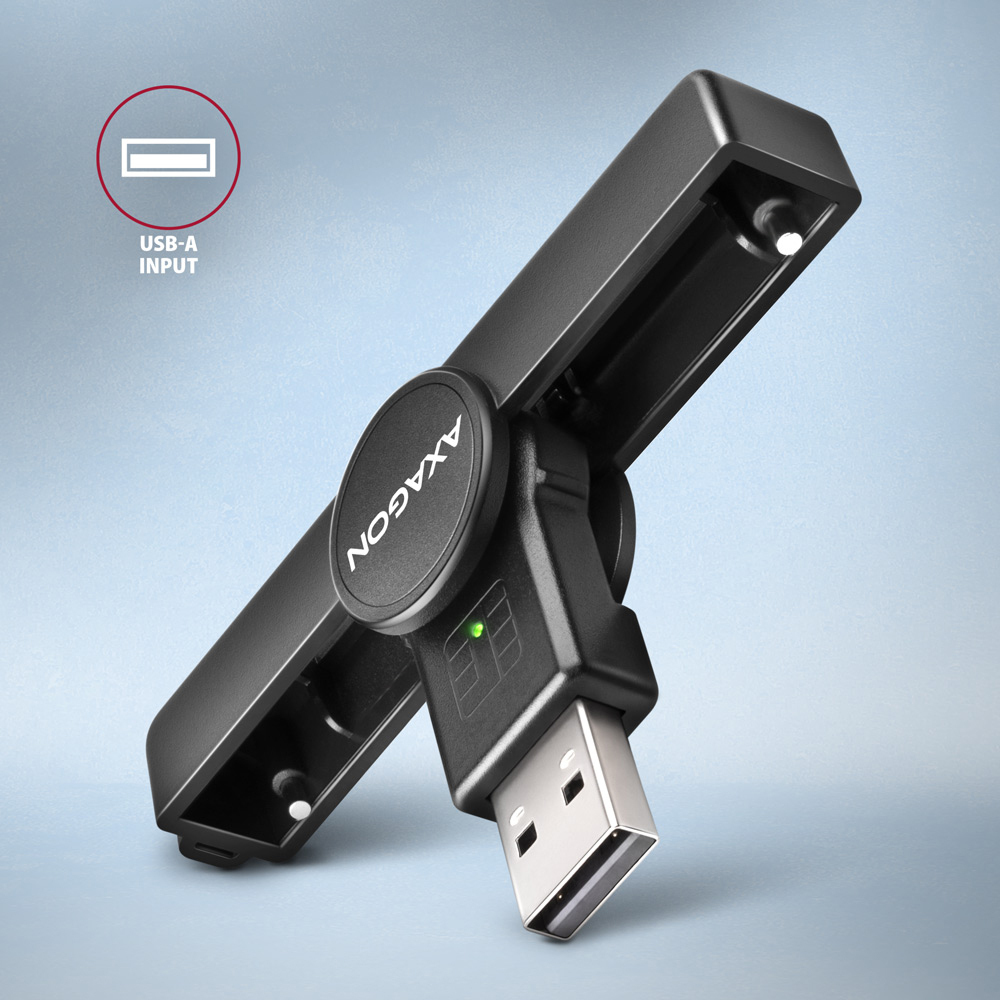 AXAGON - Lector de tarjetas cidadão PoketReader CRE-SMPA USB 2.0